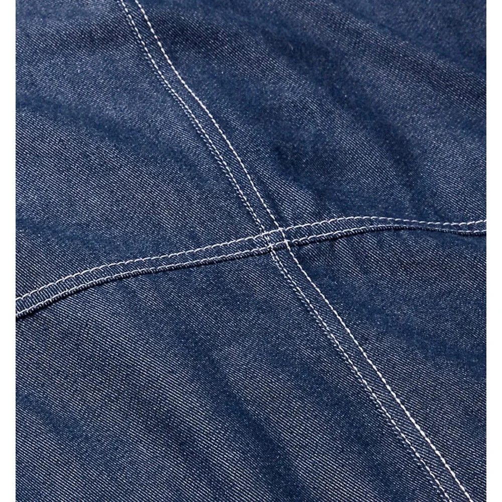 Ralph Lauren King Flynn Duvet Cover ONLY- NO SHAMS Blue Denim Cotton NEW